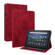 For Amazon Kindle Fire HD 10 2021 / 10 Plus 2021 Butterfly Flower Embossed Leather Tablet Case(Red) - Amazon by PMC TechLife | Online Shopping South Africa | PMC TechLife | Buy Now Pay Later Mobicred