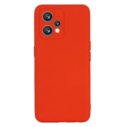For OPPO Realme 9 Pro+ 5G Global Pure Color Liquid Silicone Shockproof Full Coverage Phone Case(Red)