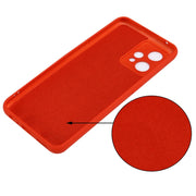 For OPPO Realme 9 Pro+ 5G Global Pure Color Liquid Silicone Shockproof Full Coverage Phone Case(Red)