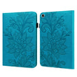 For Lenovo M10 Plus 10.6 3rd Gen 2022 Lace Flower Embossing Pattern Leather Tablet Case(Blue) - Lenovo by PMC TechLife | Online Shopping South Africa | PMC TechLife | Buy Now Pay Later Mobicred