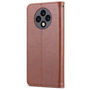 For U-Magic Enjoy 50 Plus AZNS Sheepskin Texture Flip Leather Phone Case(Brown)