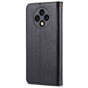 For U-Magic Enjoy 50 Plus AZNS Sheepskin Texture Flip Leather Phone Case(Black)