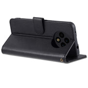 For U-Magic Enjoy 50 Plus AZNS Sheepskin Texture Flip Leather Phone Case(Black)
