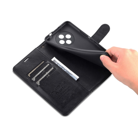 For U-Magic Enjoy 50 Plus AZNS Sheepskin Texture Flip Leather Phone Case(Black)