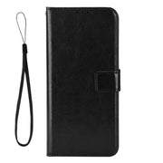 For Blackview A55 Pro Retro Crazy Horse Texture Leather Phone Case(Black)