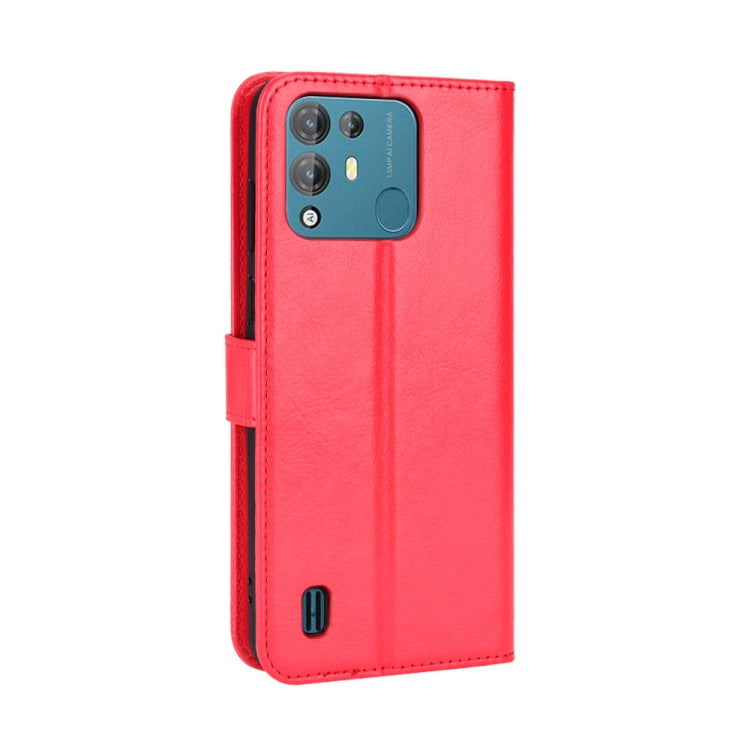 For Blackview A55 Pro Retro Crazy Horse Texture Leather Phone Case(Red)