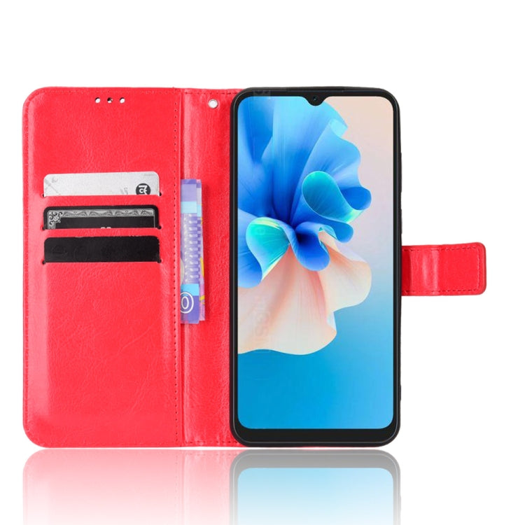 For Blackview A55 Pro Retro Crazy Horse Texture Leather Phone Case(Red)