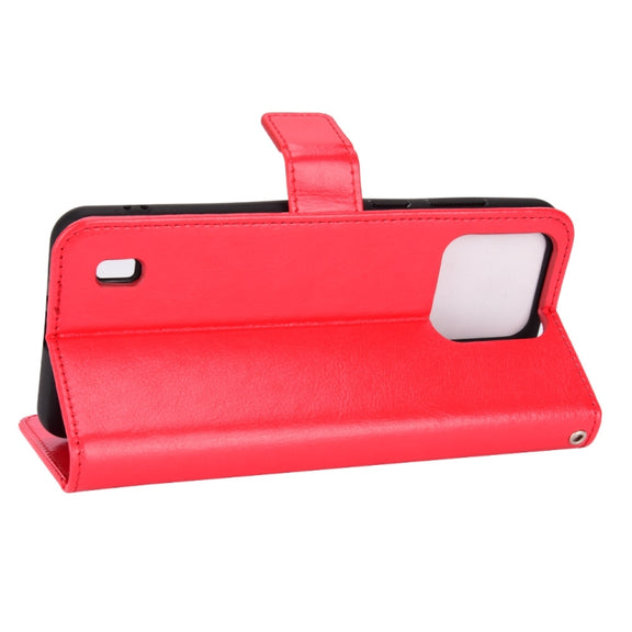 For Blackview A55 Pro Retro Crazy Horse Texture Leather Phone Case(Red)
