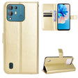 For Blackview A55 Pro Retro Crazy Horse Texture Leather Phone Case(Gold) - More Brand by PMC TechLife | Online Shopping South Africa | PMC TechLife | Buy Now Pay Later Mobicred