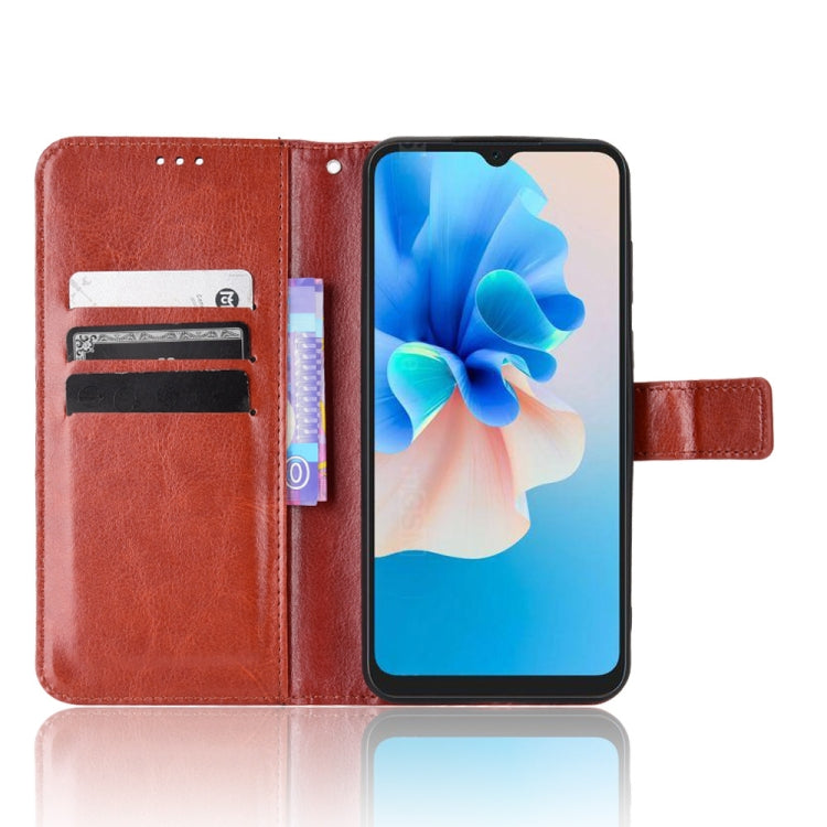 For Blackview A55 Pro Retro Crazy Horse Texture Leather Phone Case(Brown)