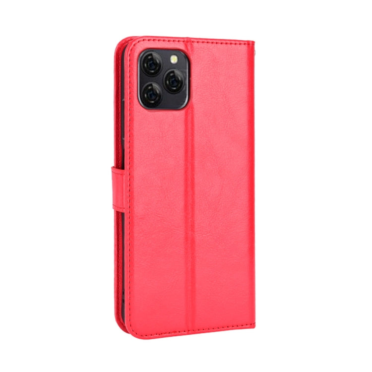 For Blackview A95 Retro Crazy Horse Texture Leather Phone Case(Red)