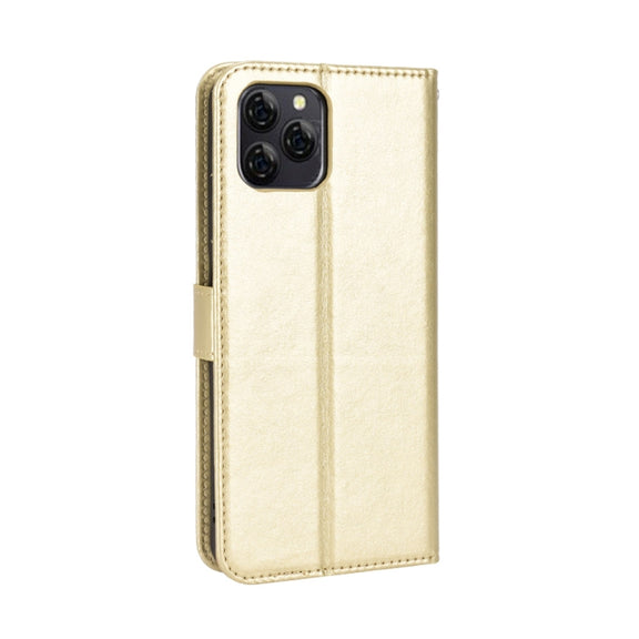 For Blackview A95 Retro Crazy Horse Texture Leather Phone Case(Gold)
