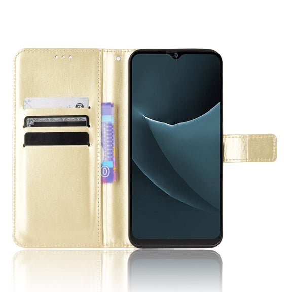 For Blackview A95 Retro Crazy Horse Texture Leather Phone Case(Gold)