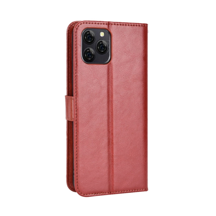 For Blackview A95 Retro Crazy Horse Texture Leather Phone Case(Brown)