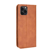 For Blackview A95 Magnetic Buckle Retro Texture Leather Phone Case(Brown)