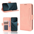 For Blackview A95 Skin Feel Calf Texture Card Slots Leather Phone Case(Pink) - More Brand by PMC TechLife | Online Shopping South Africa | PMC TechLife