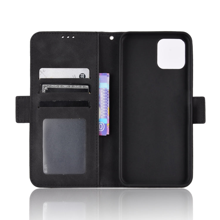 For Blackview A95 Skin Feel Calf Texture Card Slots Leather Phone Case(Black)