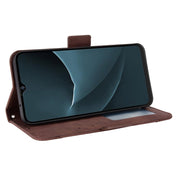 For Blackview A95 Skin Feel Calf Texture Card Slots Leather Phone Case(Brown)
