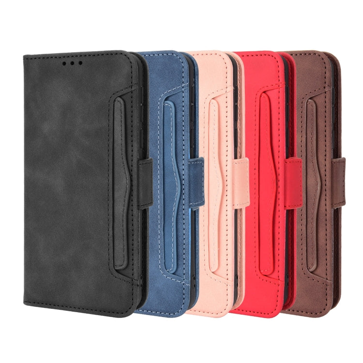 For Blackview A95 Skin Feel Calf Texture Card Slots Leather Phone Case(Blue)