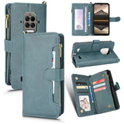 For Doogee S86 / S86 Pro Litchi Texture Zipper Leather Phone Case(Green)