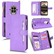 For Doogee S86 / S86 Pro Litchi Texture Zipper Leather Phone Case(Purple)