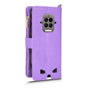 For Doogee S86 / S86 Pro Litchi Texture Zipper Leather Phone Case(Purple)