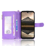 For Doogee S86 / S86 Pro Litchi Texture Zipper Leather Phone Case(Purple)