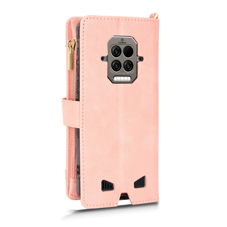 For Doogee S86 / S86 Pro Litchi Texture Zipper Leather Phone Case(Pink)