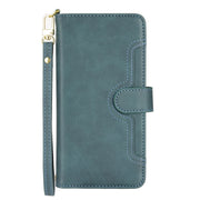 For Doogee S88 Pro / S88 Plus Litchi Texture Zipper Leather Phone Case(Green)