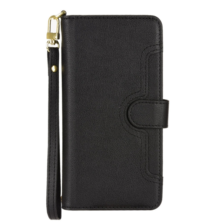 For Doogee X96 Pro Litchi Texture Zipper Leather Phone Case(Black)
