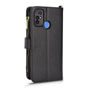 For Doogee X96 Pro Litchi Texture Zipper Leather Phone Case(Black)
