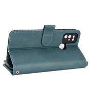 For Doogee X96 Pro Litchi Texture Zipper Leather Phone Case(Green)
