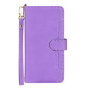 For Doogee X96 Pro Litchi Texture Zipper Leather Phone Case(Purple)