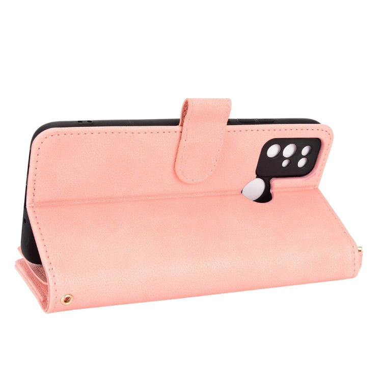 For Doogee X96 Pro Litchi Texture Zipper Leather Phone Case(Pink)