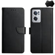 For OnePlus Nord CE 2 5G Genuine Leather Fingerprint-proof Horizontal Flip Phone Case(Black) - OnePlus Cases by PMC TechLife | Online Shopping South Africa | PMC TechLife | Buy Now Pay Later Mobicred
