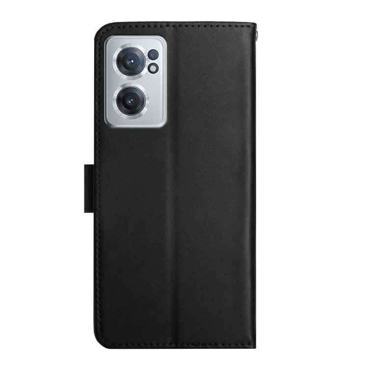 For OnePlus Nord CE 2 5G Genuine Leather Fingerprint-proof Horizontal Flip Phone Case(Black)
