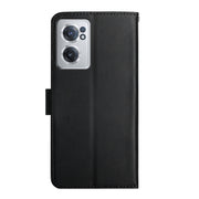 For OnePlus Nord CE 2 5G Genuine Leather Fingerprint-proof Horizontal Flip Phone Case(Black)