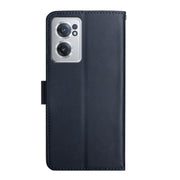 For OnePlus Nord CE 2 5G Genuine Leather Fingerprint-proof Horizontal Flip Phone Case(Blue)