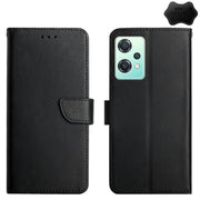 For OnePlus Nord CE 2 Lite 5G Genuine Leather Fingerprint-proof Horizontal Flip Phone Case(Black)