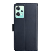 For OnePlus Nord CE 2 Lite 5G Genuine Leather Fingerprint-proof Horizontal Flip Phone Case(Blue)