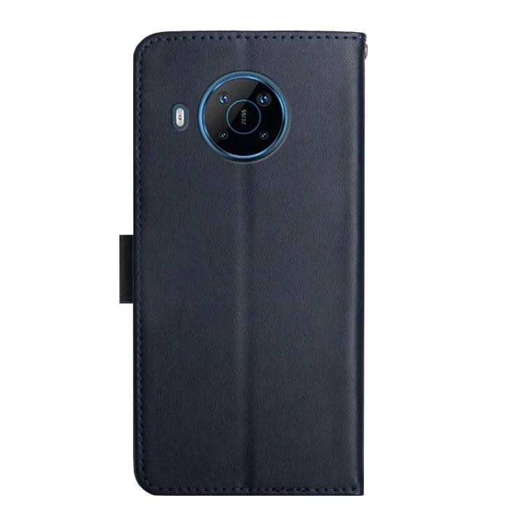 For Nokia X100 Genuine Leather Fingerprint-proof Horizontal Flip Phone Case(Blue)