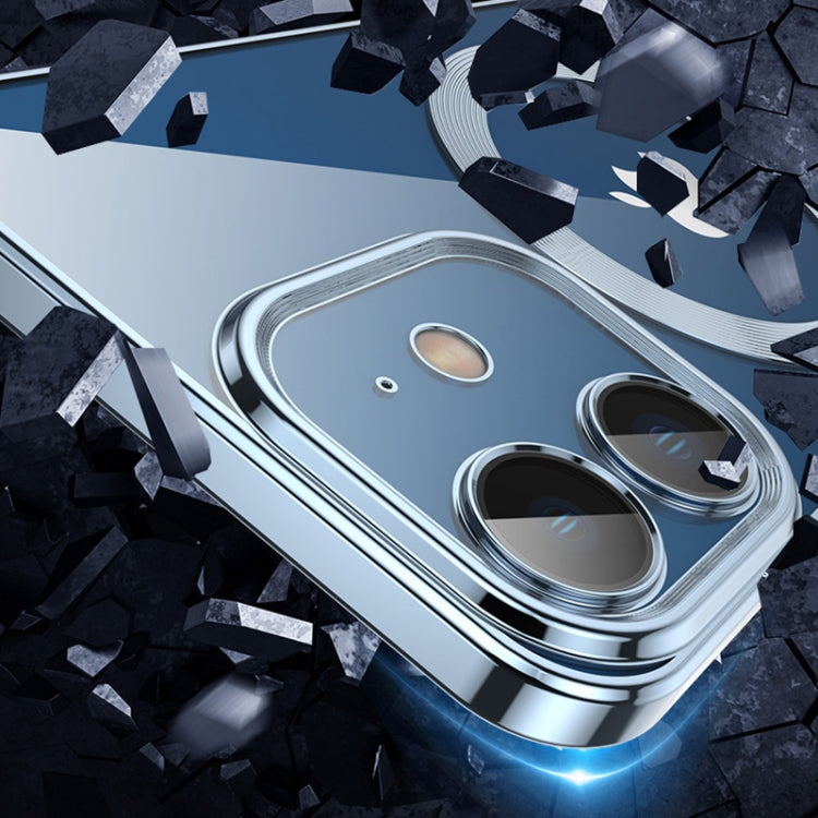 For iPhone 13 MagSafe Magnetic Electroplated Phone Case(Sierra Blue)
