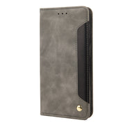 For Motorola Moto G52 Skin Feel Splicing Leather Phone Case(Grey)