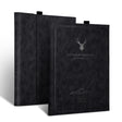 For MicroSoft Surface Pro 8 Deer Head Pattern Tablet Leather Case(Black) - Others by PMC Jewellery | Online Shopping South Africa | PMC Jewellery | Buy Now Pay Later Mobicred