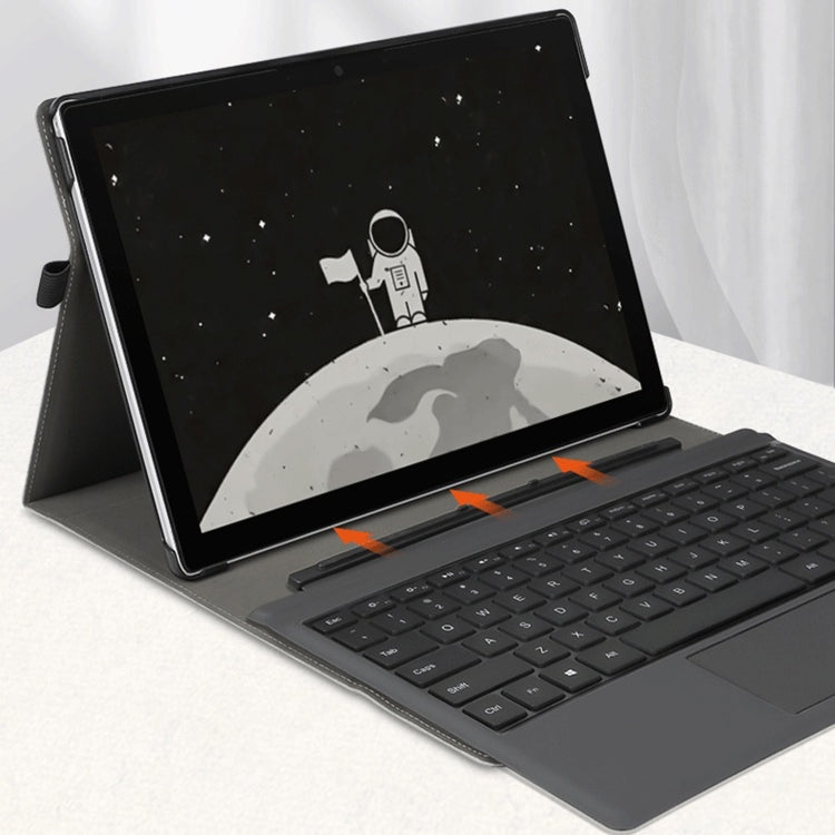 For MicroSoft Surface Pro 8 Deer Head Pattern Tablet Leather Case(Black)