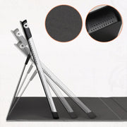 For MicroSoft Surface Pro 8 Deer Head Pattern Tablet Leather Case(Black)