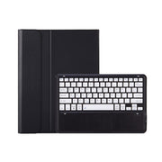 C12B Detachable Pen Slot Bluetooth Keyboard Leather Tablet Case For iPad Pro 12.9 inch 2021/2020/2018(Black)