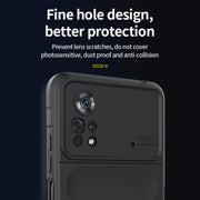 For Xiaomi Poco X4 Pro 5G Magic Shield TPU + Flannel Phone Case(Grey)