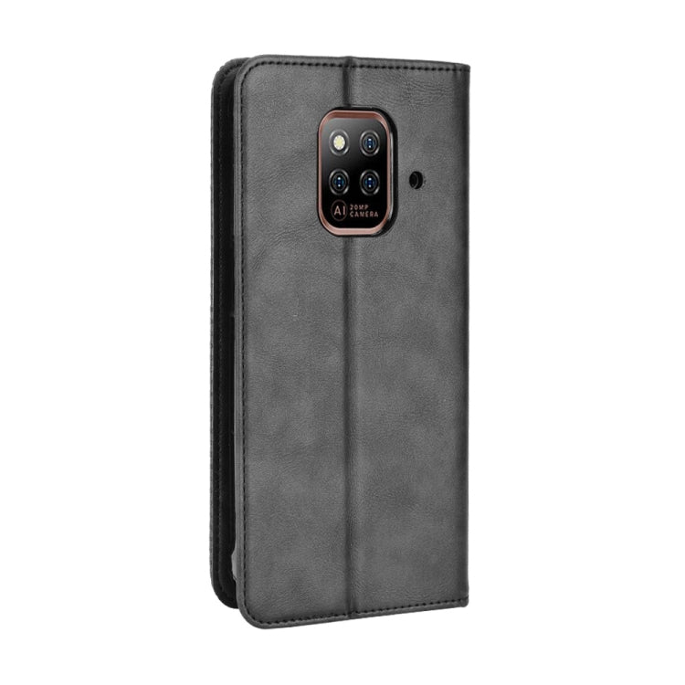 For Ulefone Power Armor 14 / 14 Pro Magnetic Buckle Retro Texture Leather Phone Case(Black)