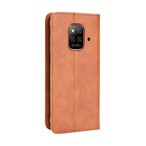 For Ulefone Power Armor 14 / 14 Pro Magnetic Buckle Retro Texture Leather Phone Case(Brown)